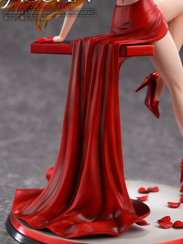 Wonderland Studio EVA Dress Girl Asuka Langley Soryu Hot Sexy 1/6 Statue